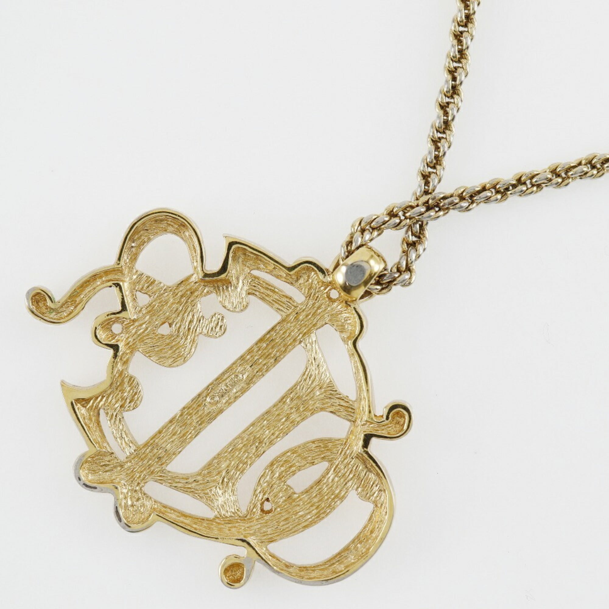 Gold Plated Logo Necklace O1580