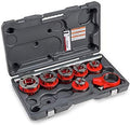 Exposed Ratchet Threader Set, 1/2-Inch to 2-Inch NPT Pipe Threading Dies and Manual Ratcheting Pipe Threader with Carrying Case G322609
