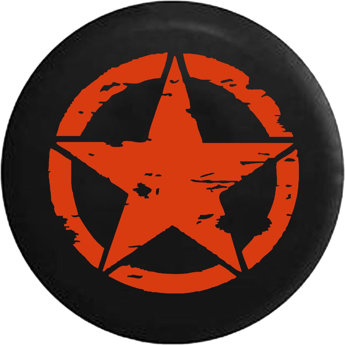 White Ink 33 in Spare Tire Cover L107