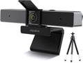 2K Ultra HD Zoomable Webcam with Dual Microphone and Privacy Cover A49402