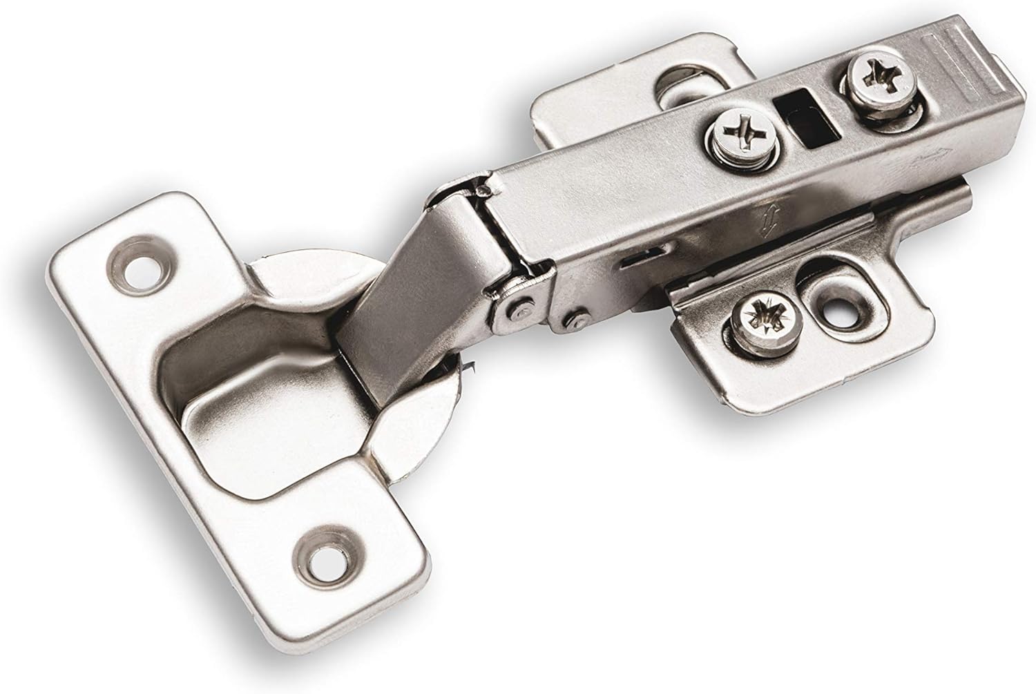 25 Pieces Full Overlay Frameless Soft Closing European Hinges with Screws X466747
