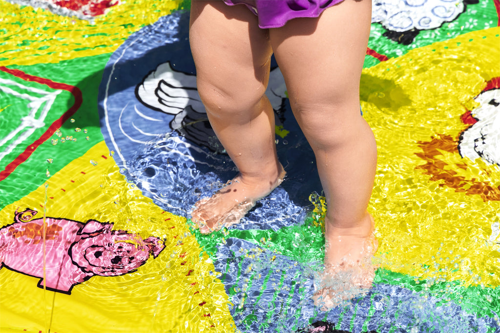 Multicolor Toddler Sprinkler Splash Pad 65 in. x 44 in. R46112