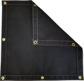 Black Polyester Canvas Tarp 4 Ft. X 5 Ft. 14.5 Oz. I573