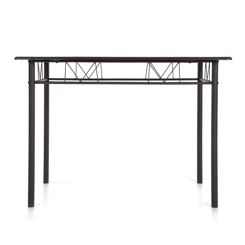 Beige 5pcs Metal Frame Dining Table Chairs Set W774