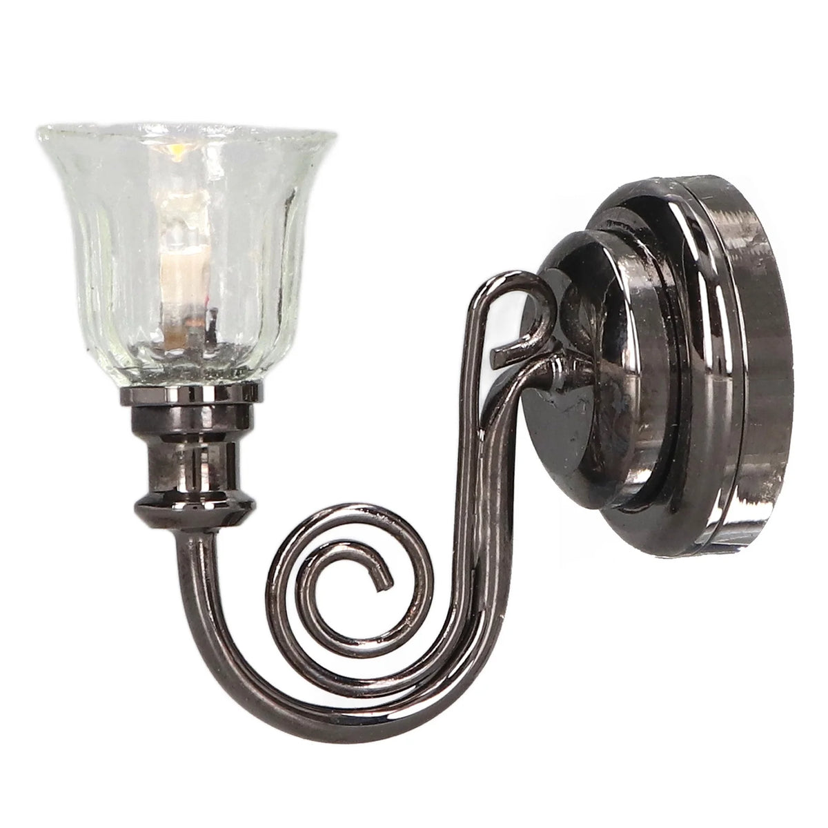 Dollhouse Wall Lamp Miniature Lantern Light with Battery L81333