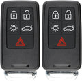 Keyless Entry Remote Control Car Key Fob Uncut Key Blade (Pack of 2) I5094