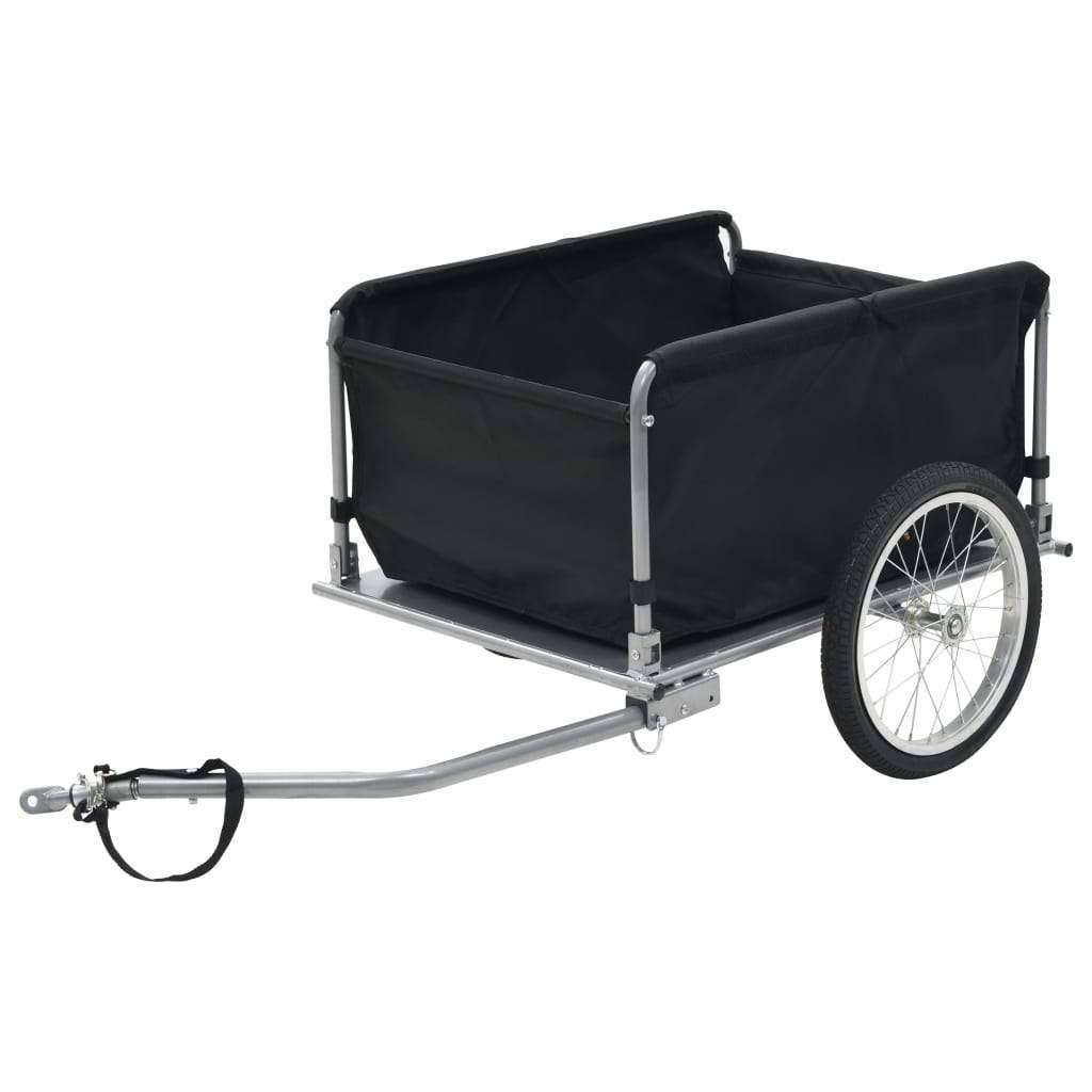 Gray and Orange Bike Cargo Trailer Y832662