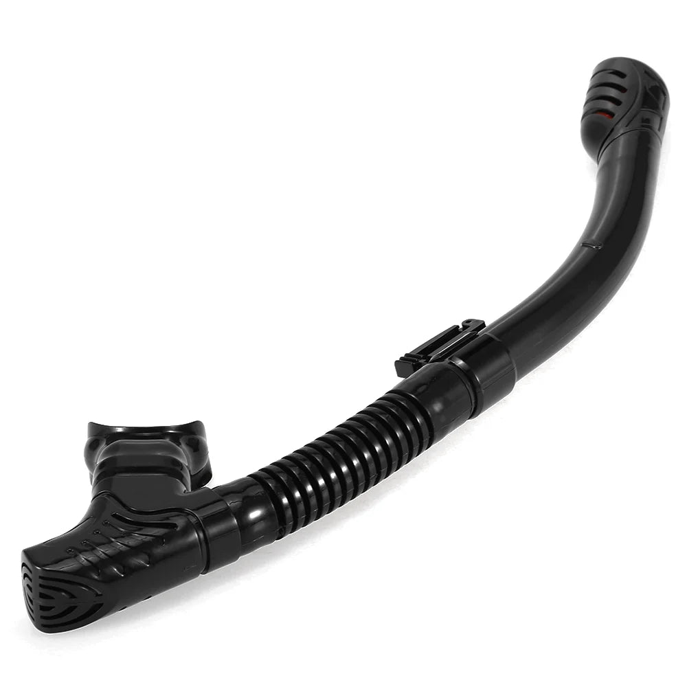 Freediving Snorkel Set with Tempered Glass Lens Goggles C652